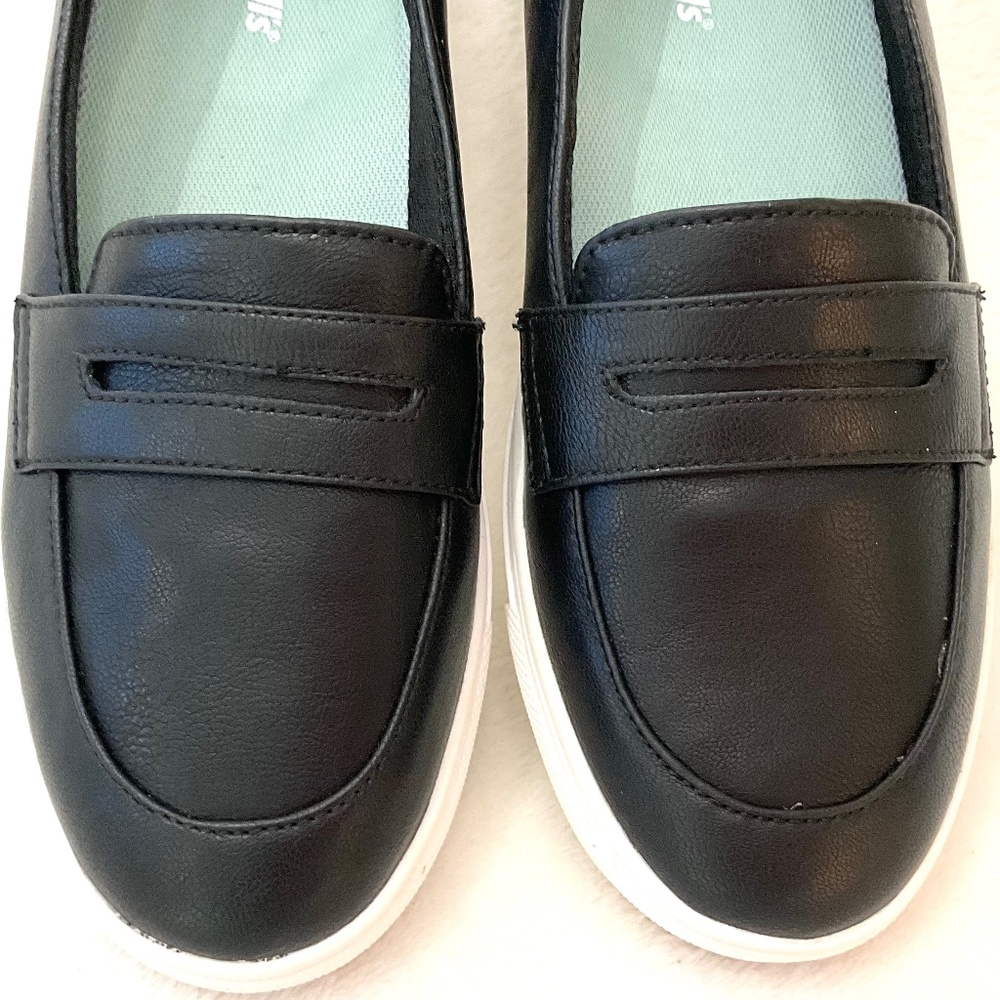 BLACK DR SCHOLL’S WOMEN’S “NOVA” SLIP ON LOAFER SNEAKER SIZE 6.5M - Picture 5 of 14